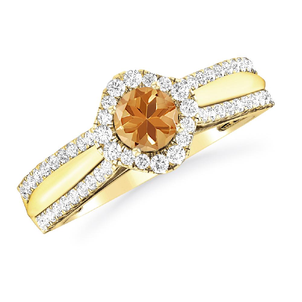 Yellow Gold - Citrine