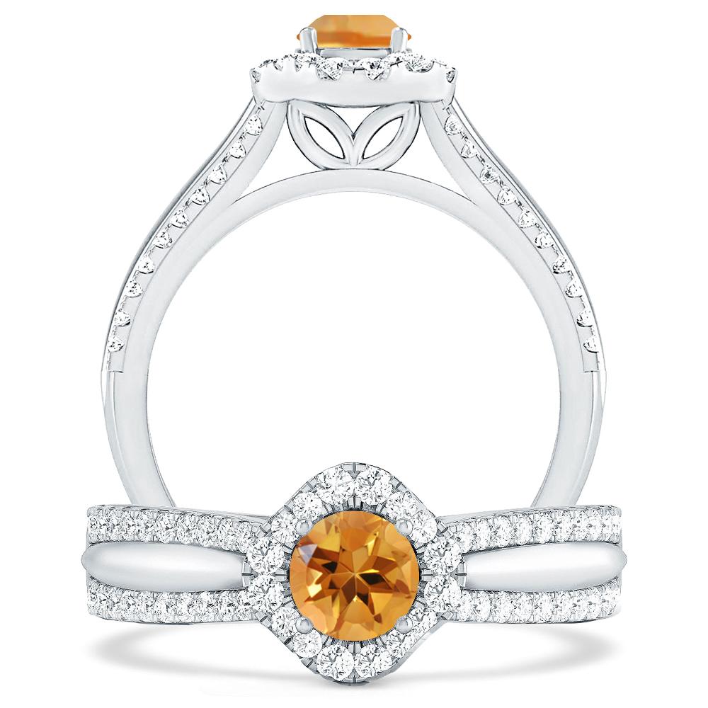 White Gold - Citrine