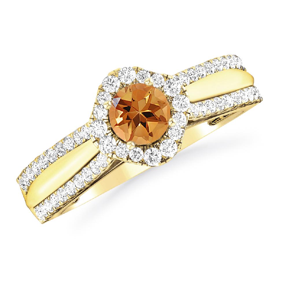 Yellow Gold - Citrine