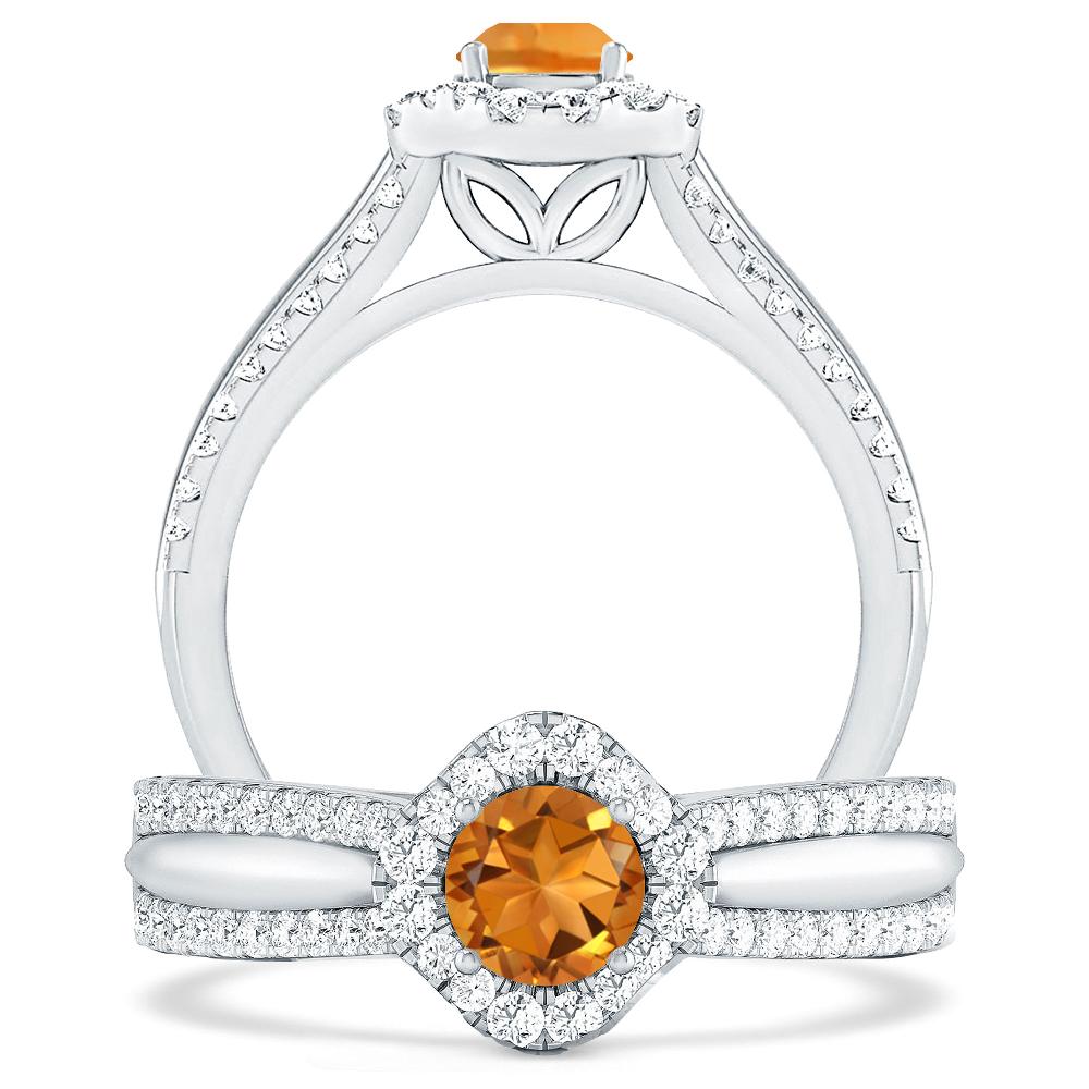 White Gold - Citrine