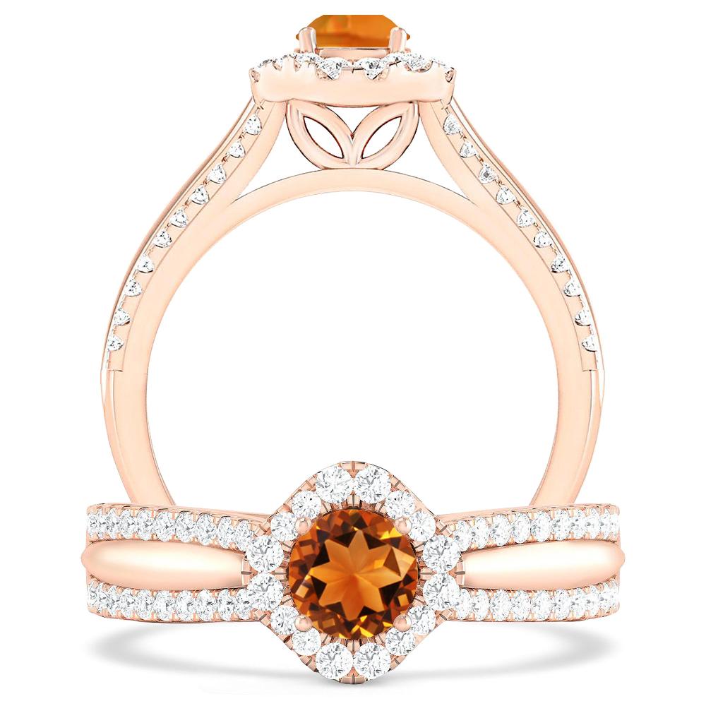 Rose Gold - Citrine