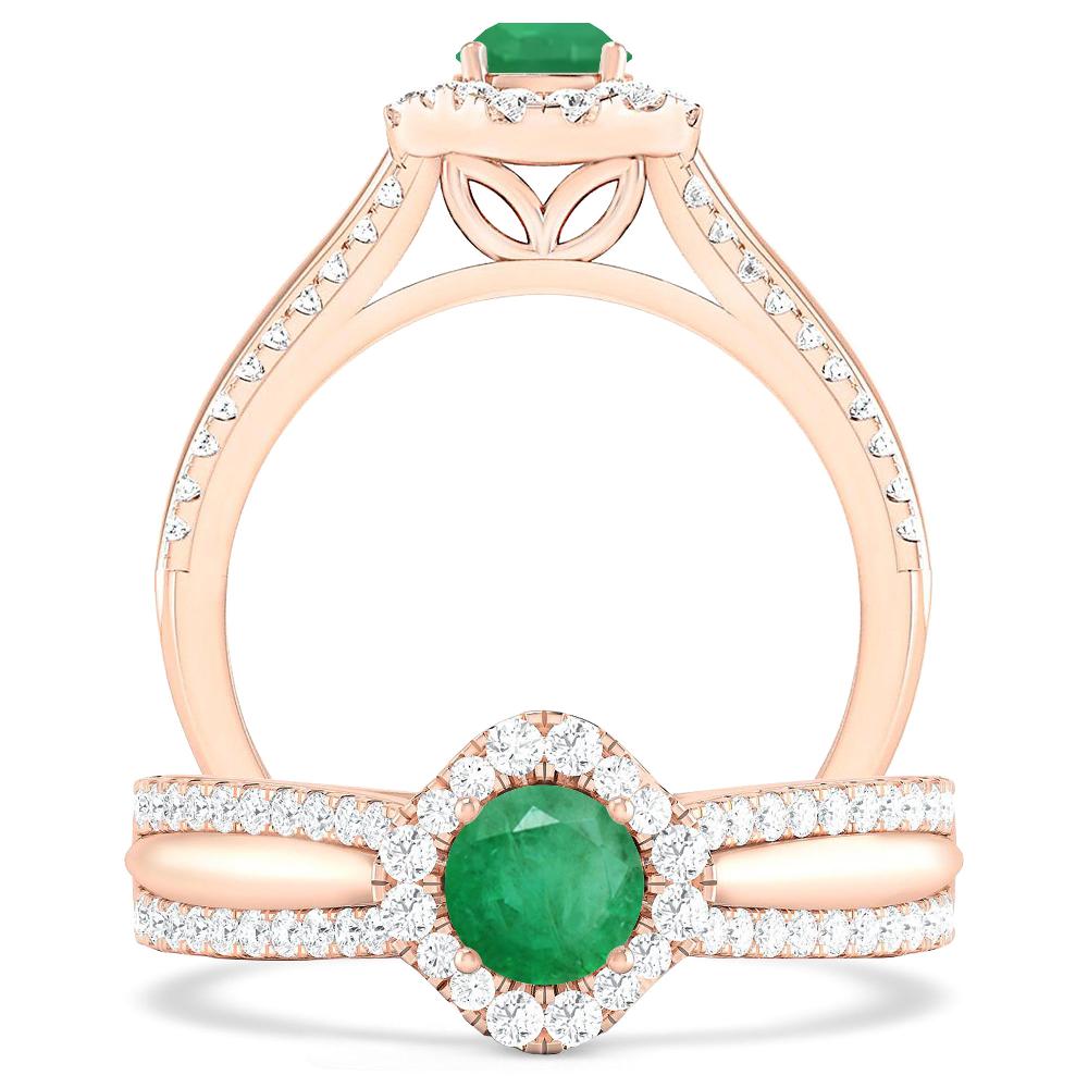 Rose Gold - Emerald