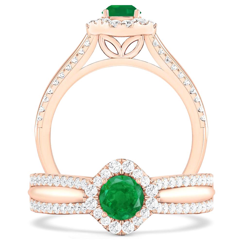 Rose Gold - Emerald