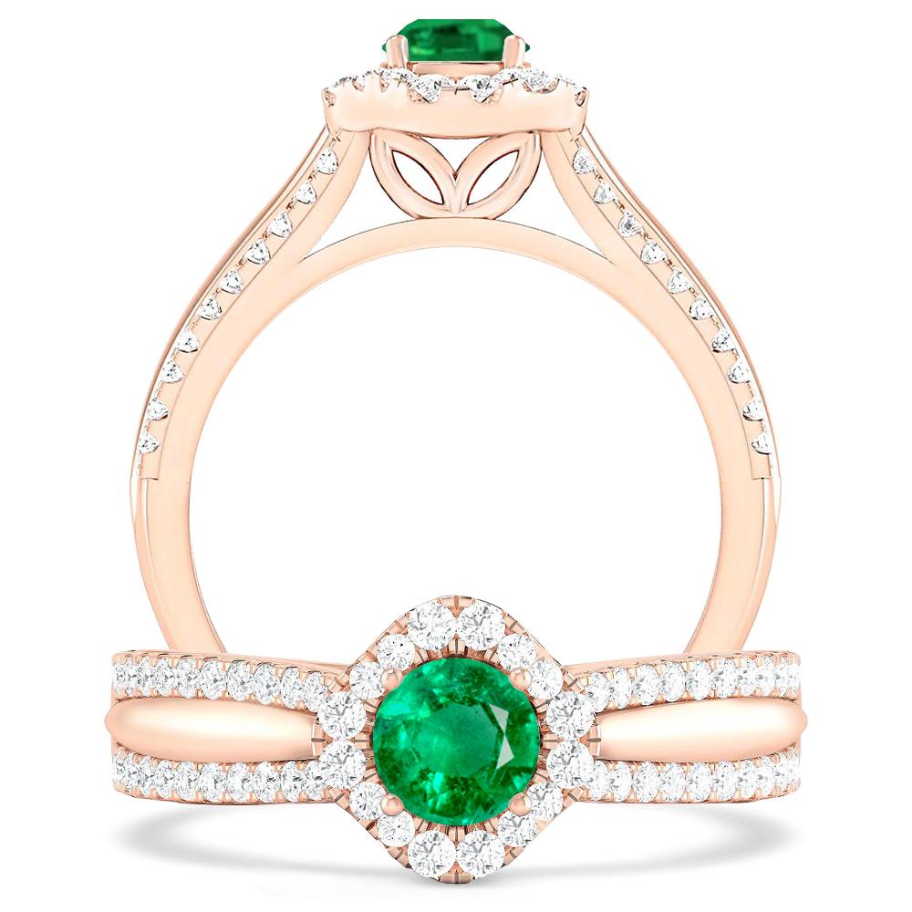 Rose Gold - Emerald