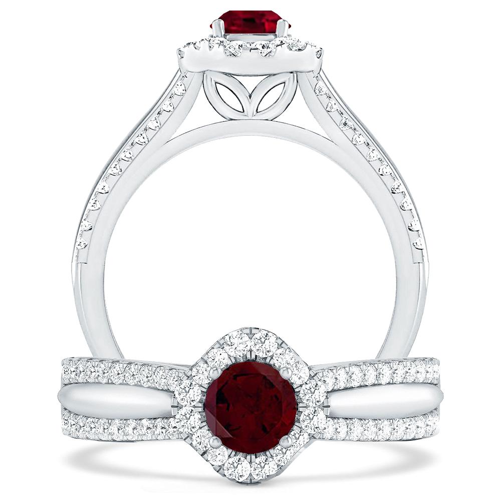 White Gold - Garnet