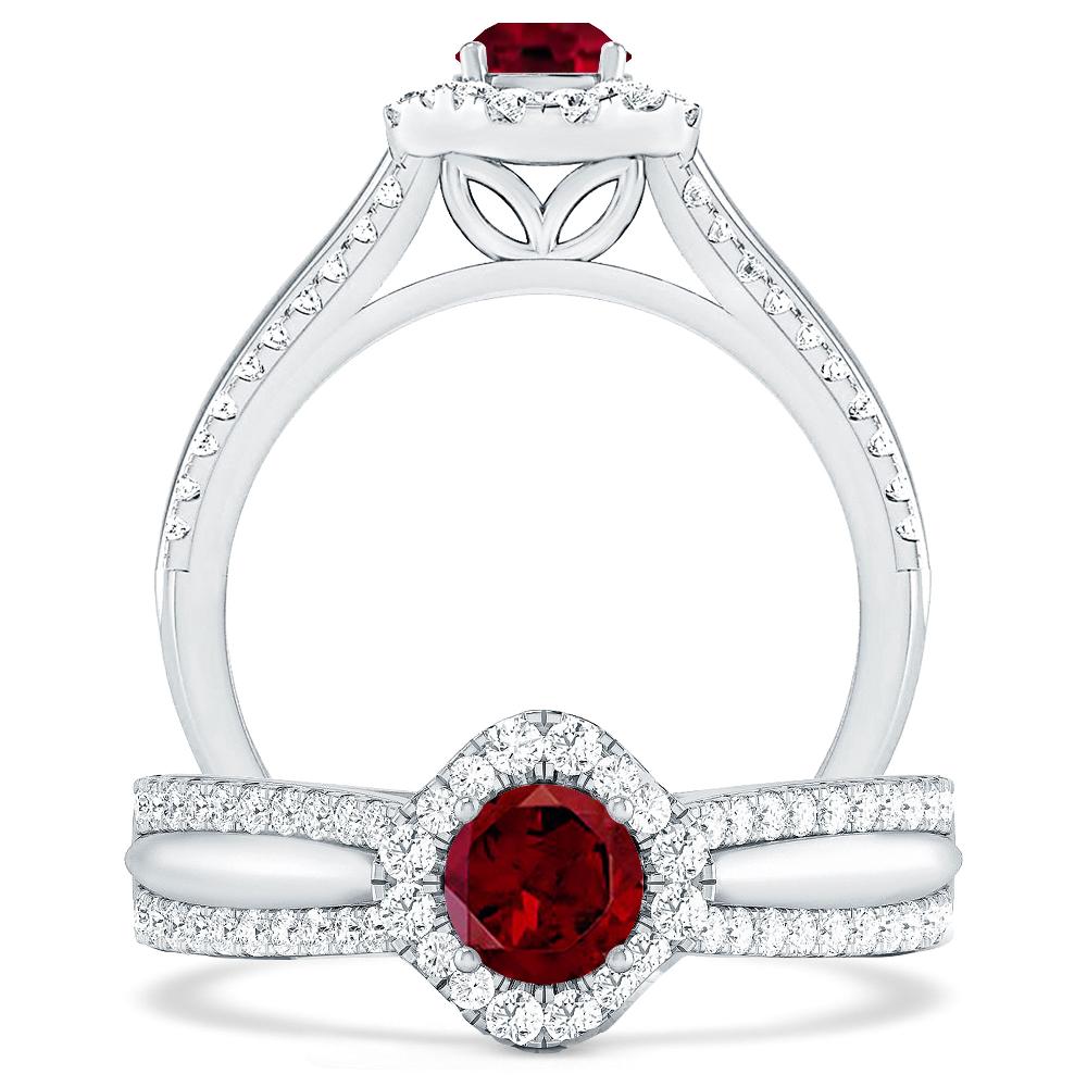 White Gold - Garnet