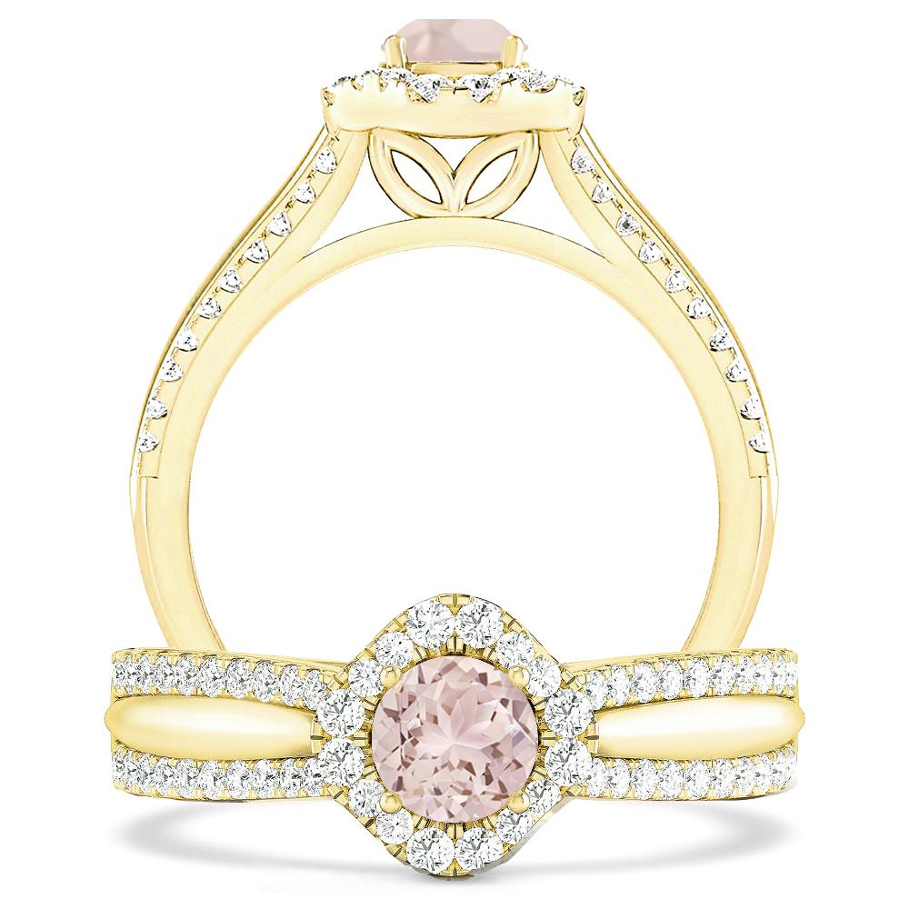 Yellow Gold - Morganite