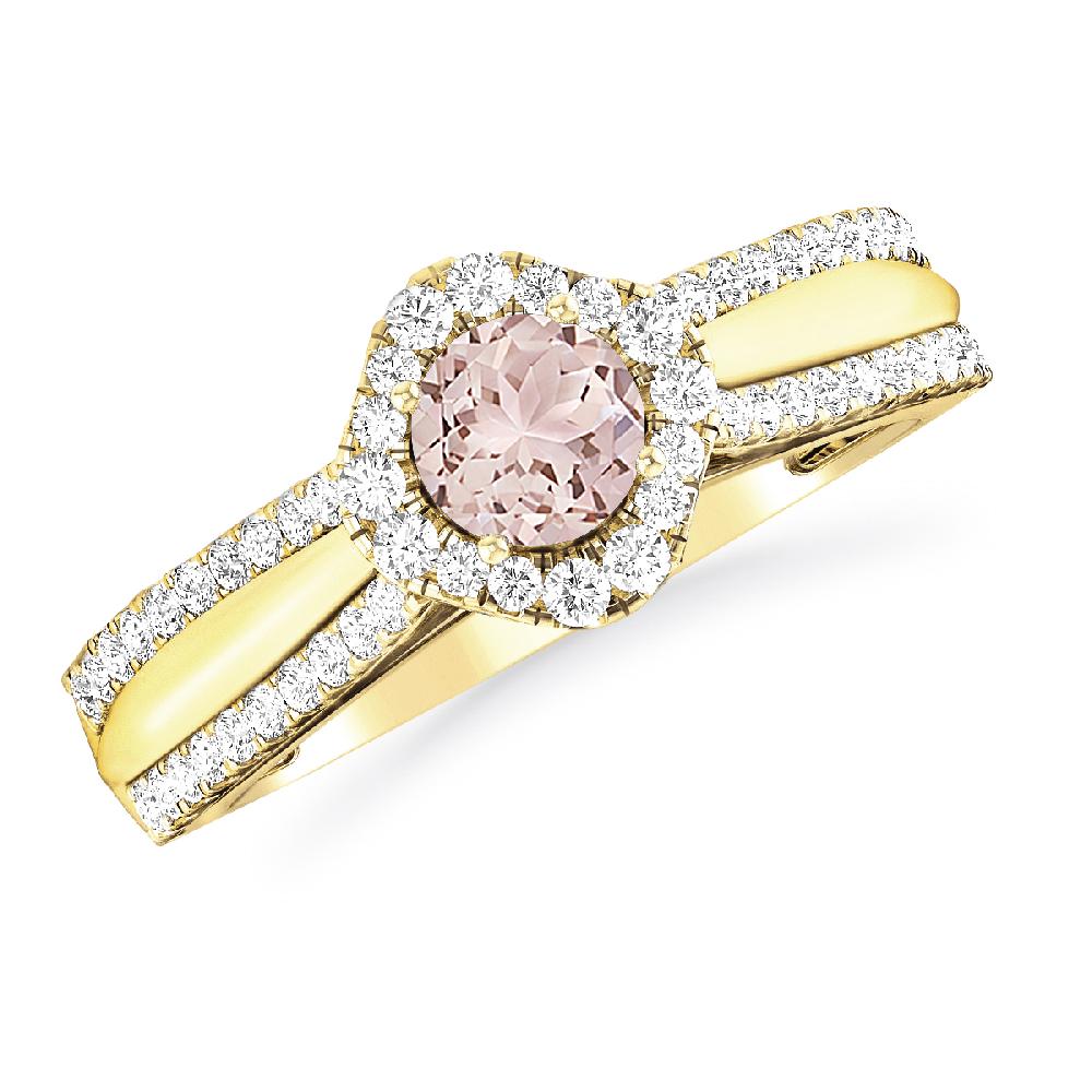 Yellow Gold - Morganite