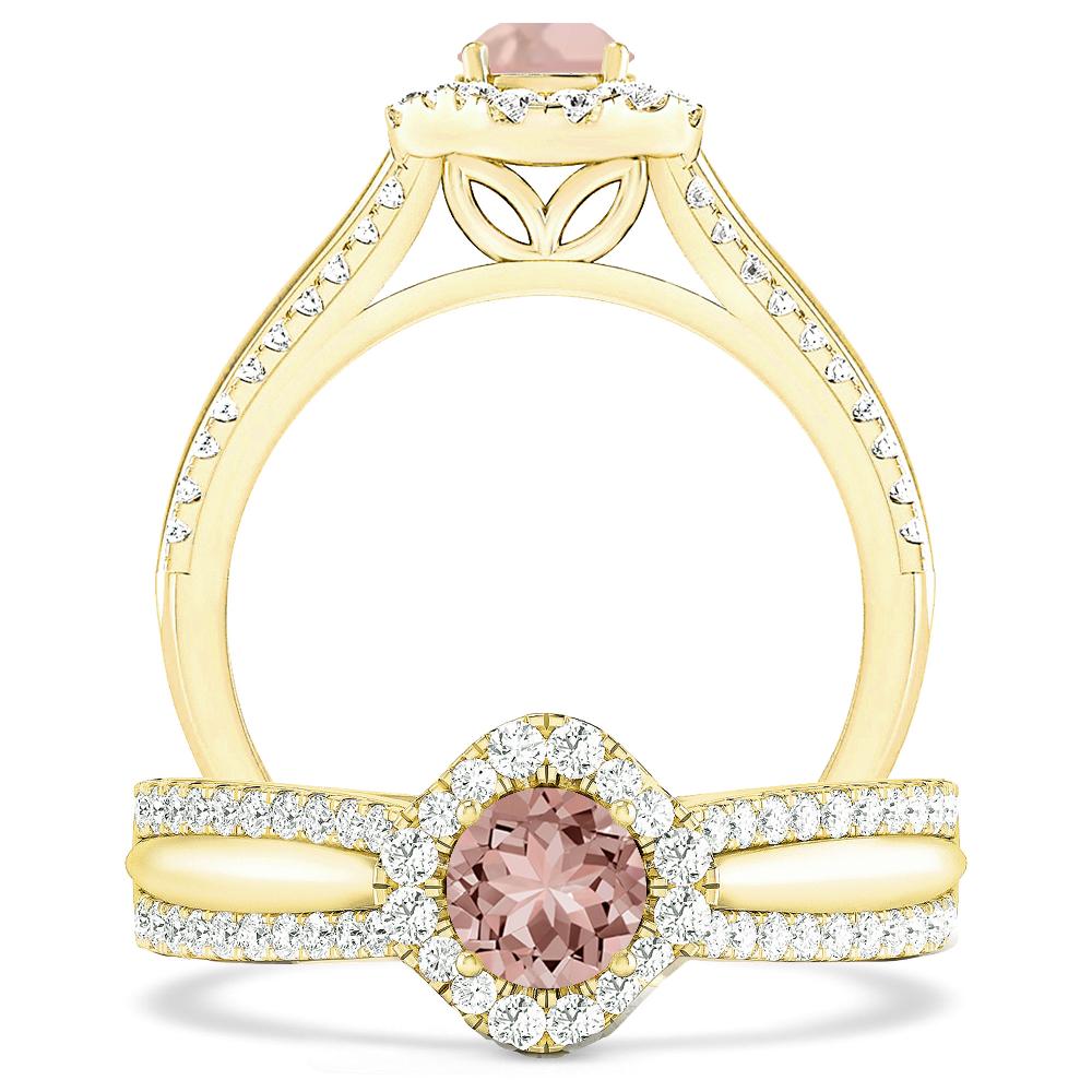 Yellow Gold - Morganite