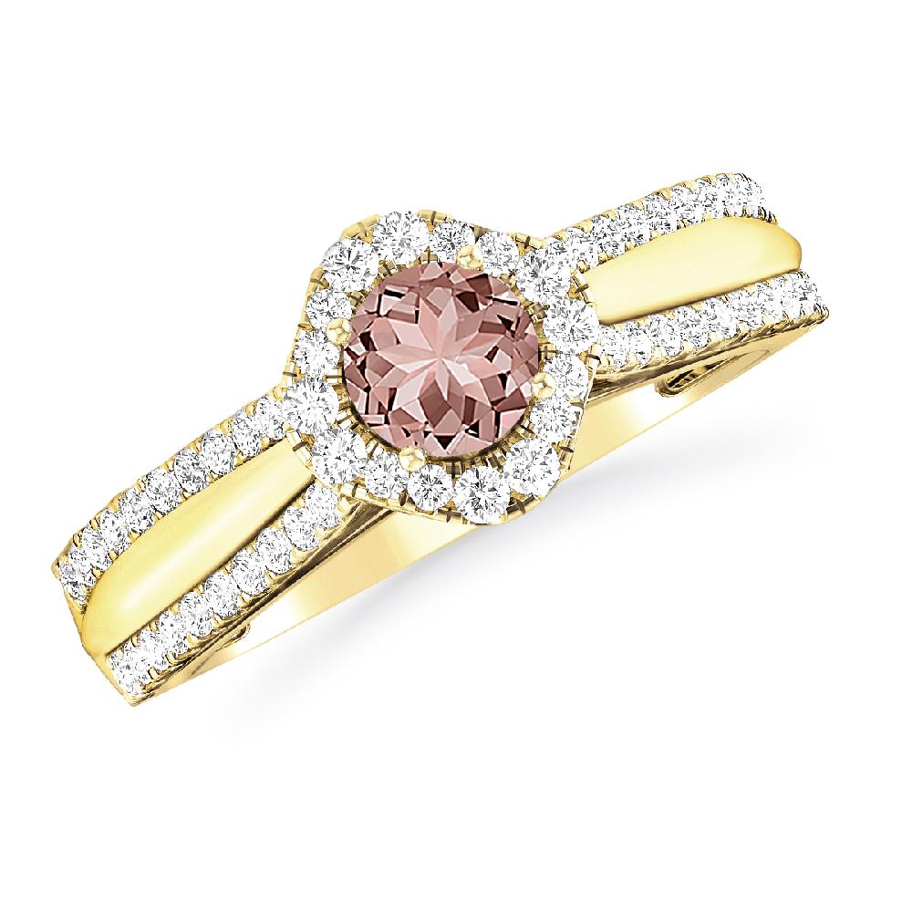 Yellow Gold - Morganite