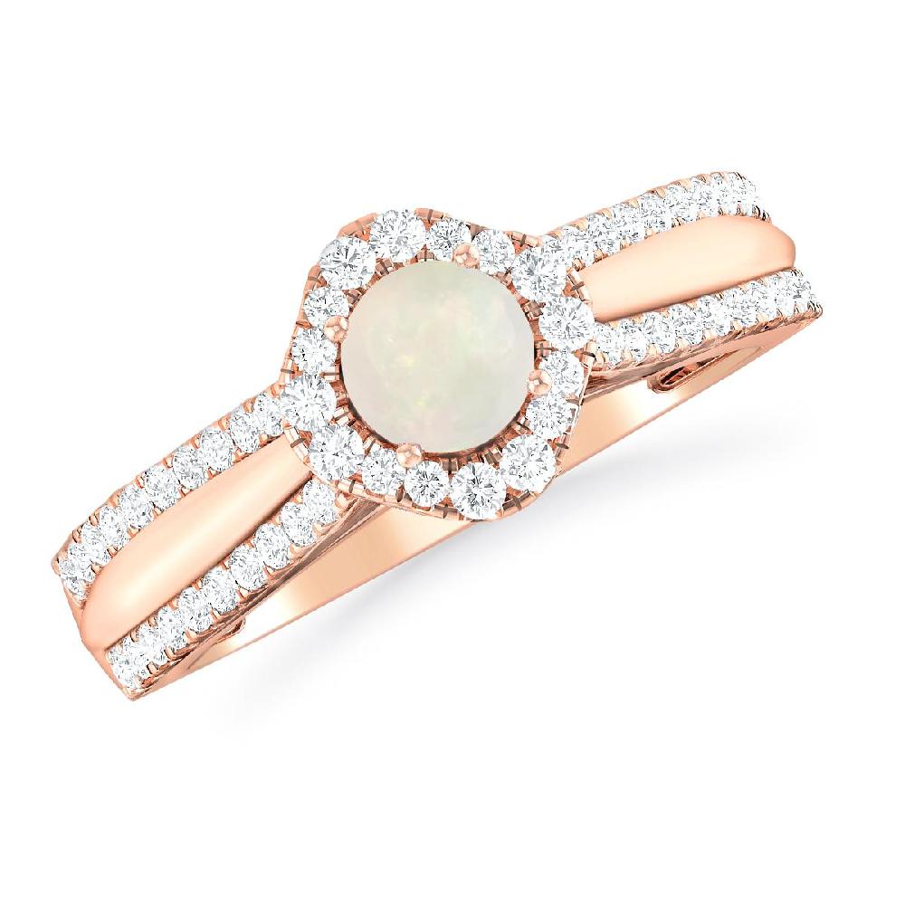 Rose Gold - Opal