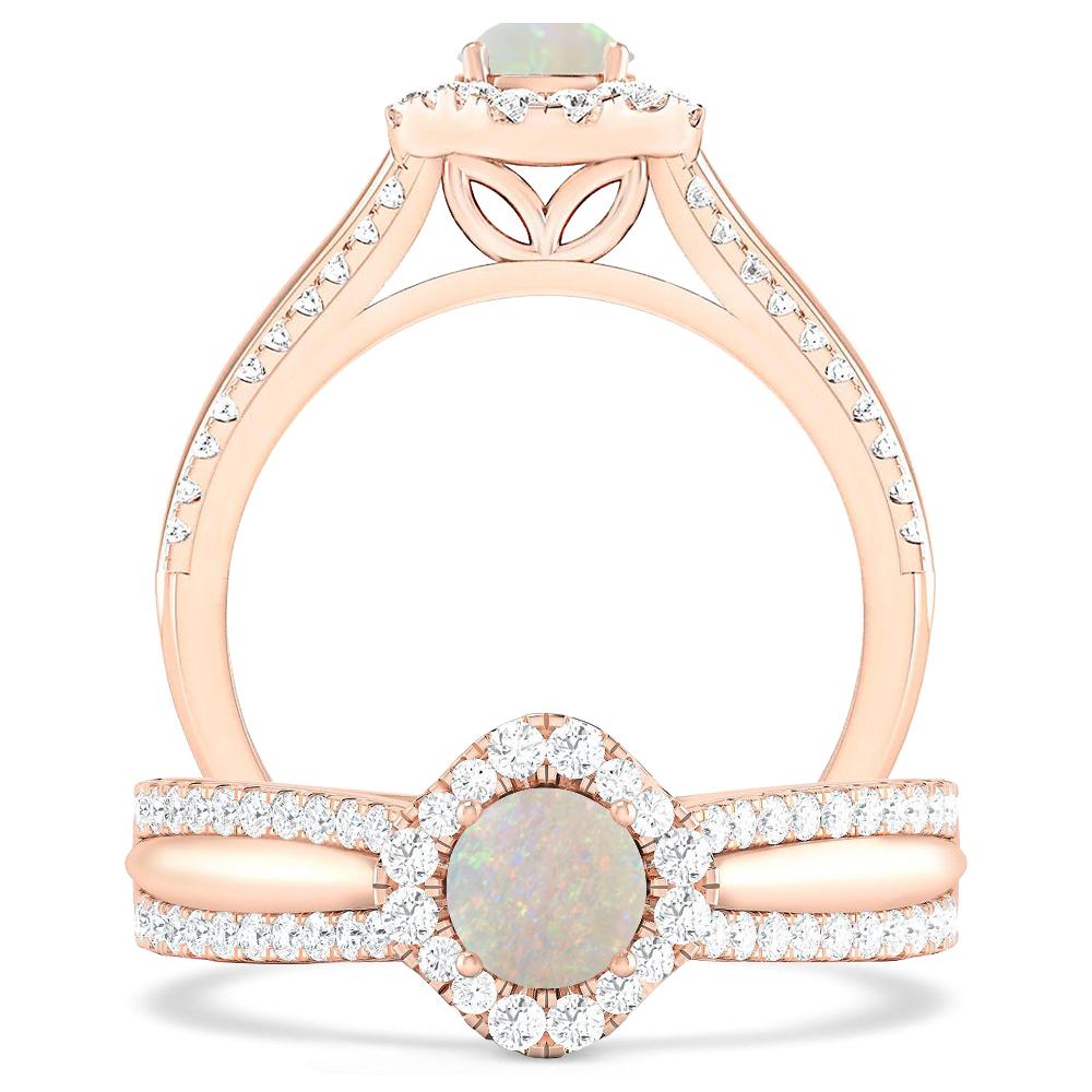 Rose Gold - Opal