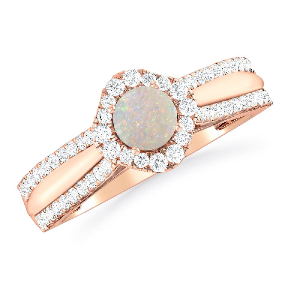 Rose Gold - Opal