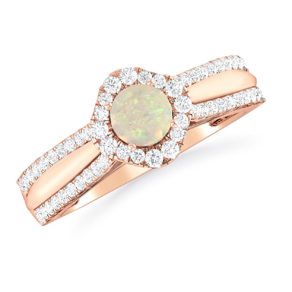 Rose Gold - Opal