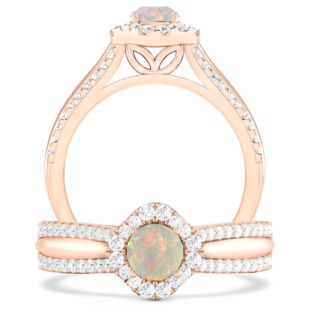 Rose Gold - Opal