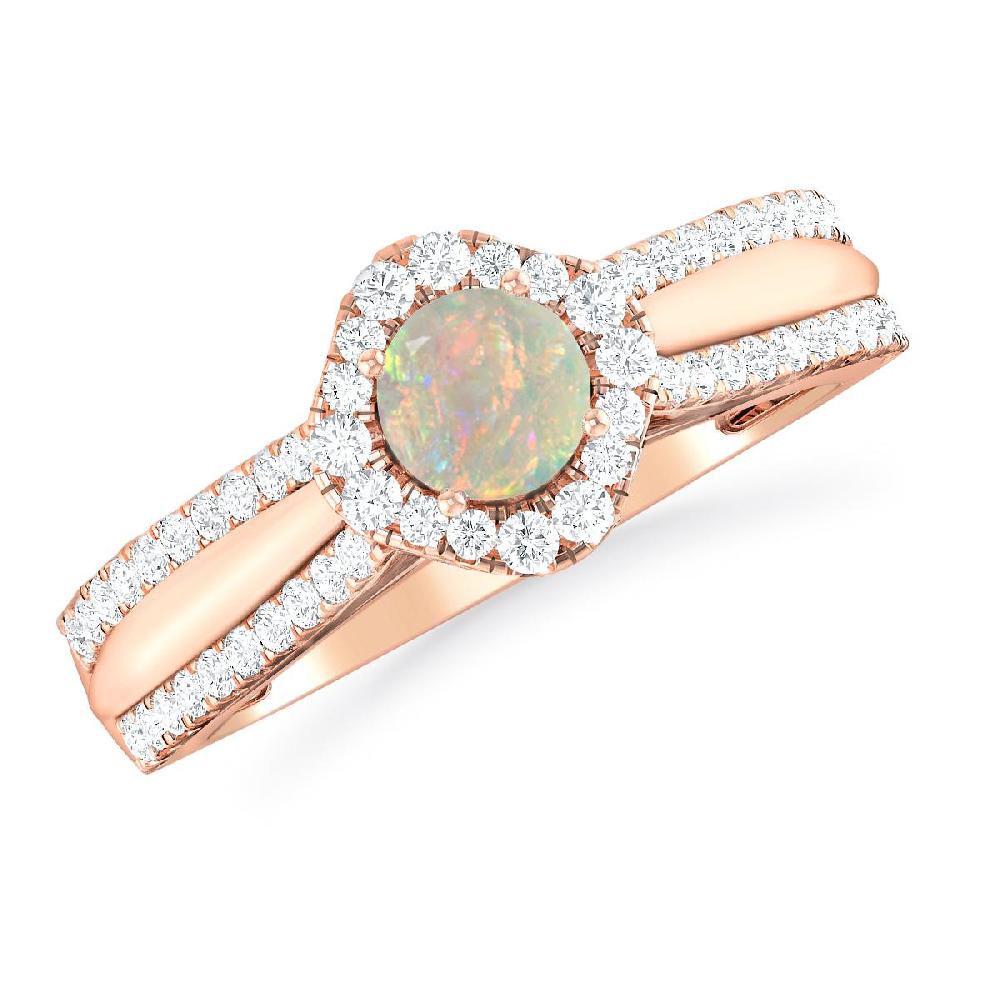 Rose Gold - Opal