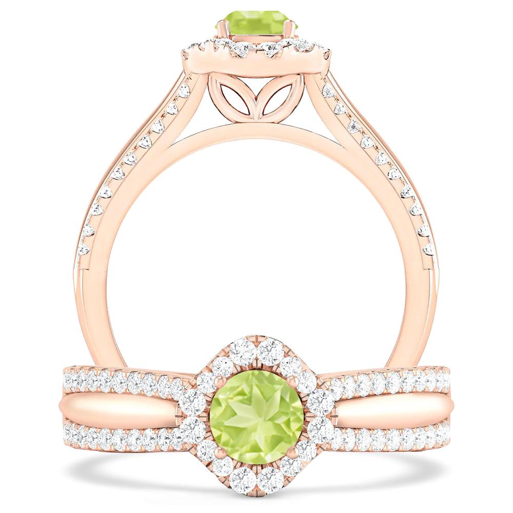 Rose Gold - Peridot