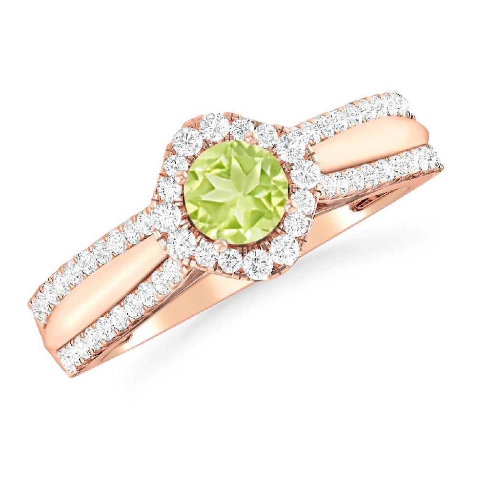 Rose Gold - Peridot