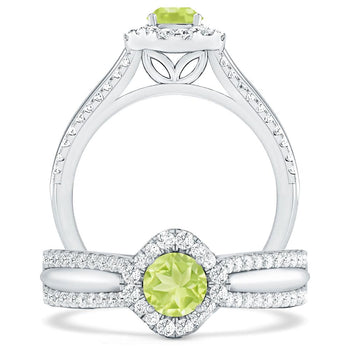 White Gold - Peridot