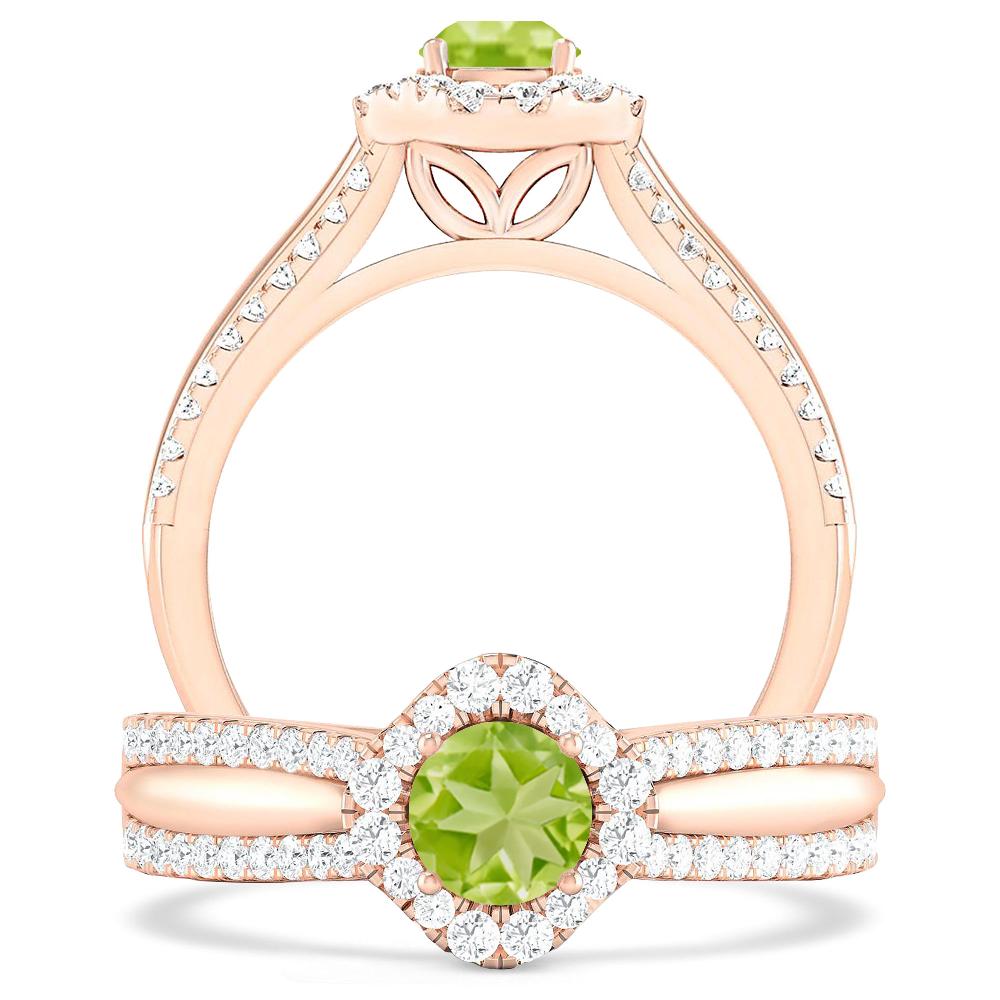 Rose Gold - Peridot