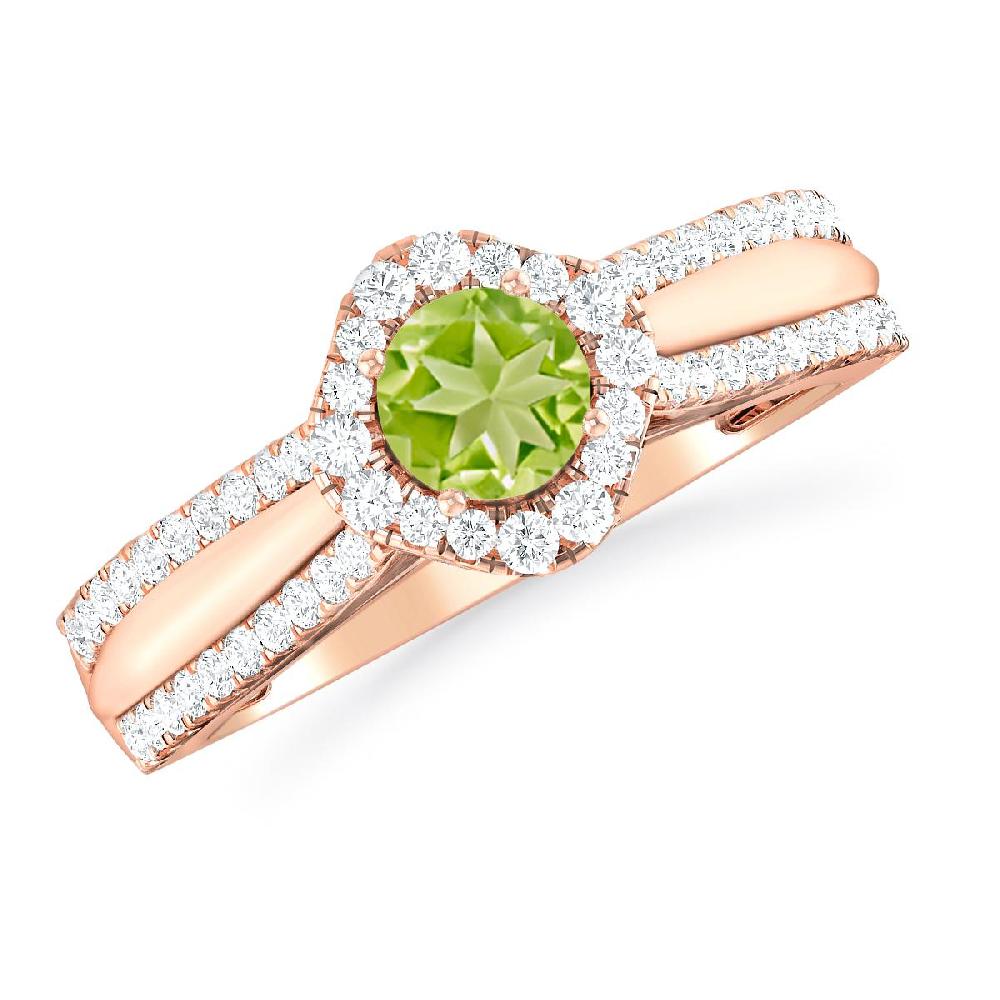 Rose Gold - Peridot