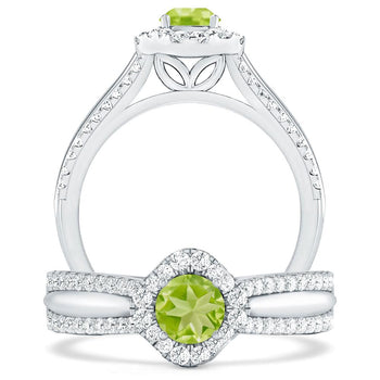 White Gold - Peridot