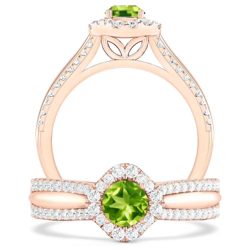 Rose Gold - Peridot