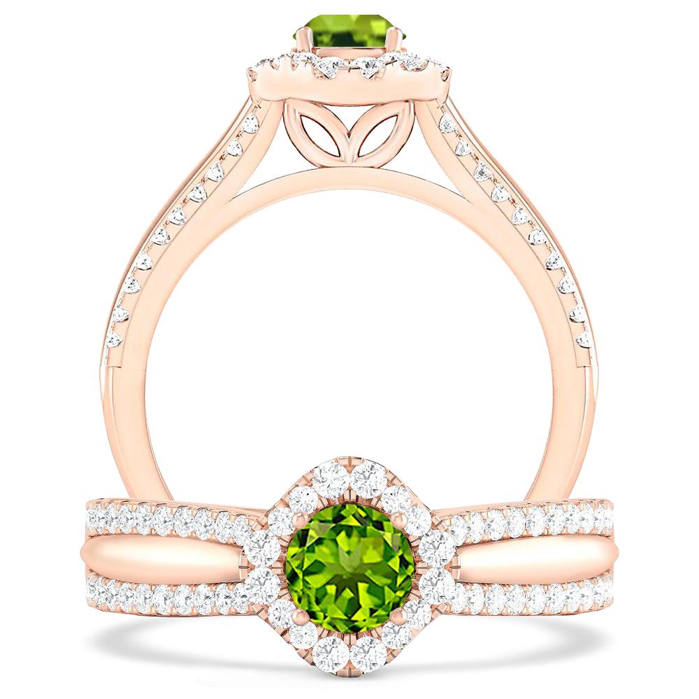 Rose Gold - Peridot