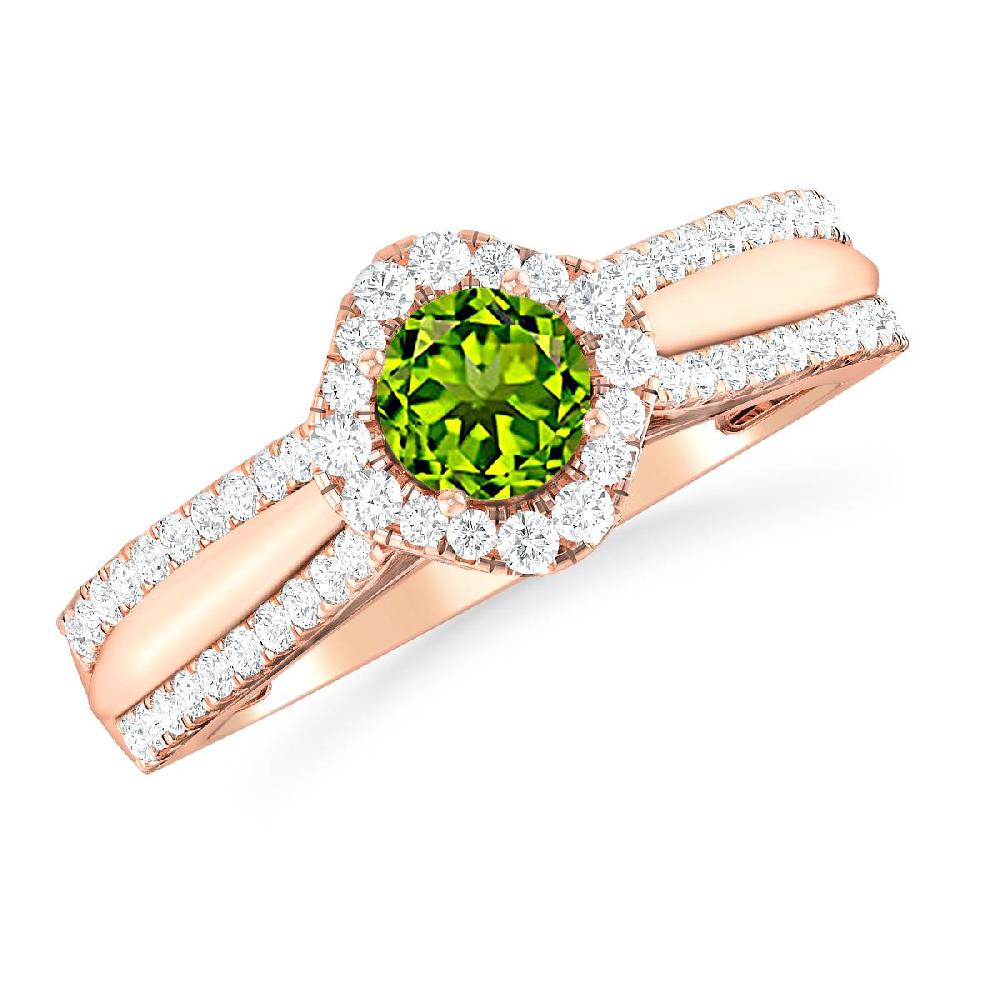 Rose Gold - Peridot