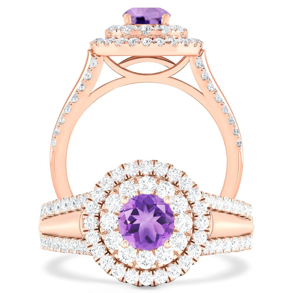 Rose Gold - Amethyst