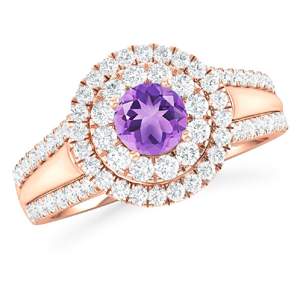 Rose Gold - Amethyst