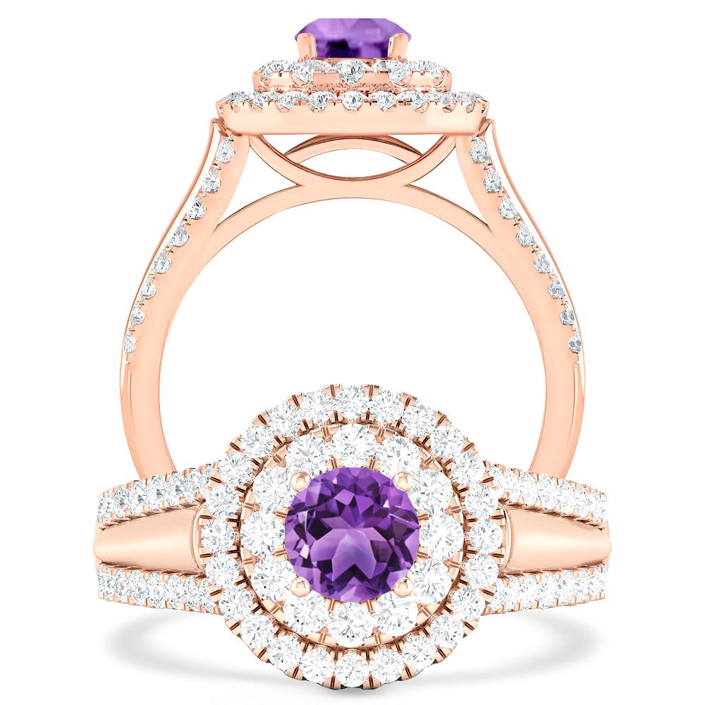 Rose Gold - Amethyst