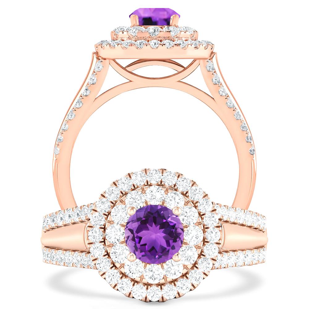 Rose Gold - Amethyst