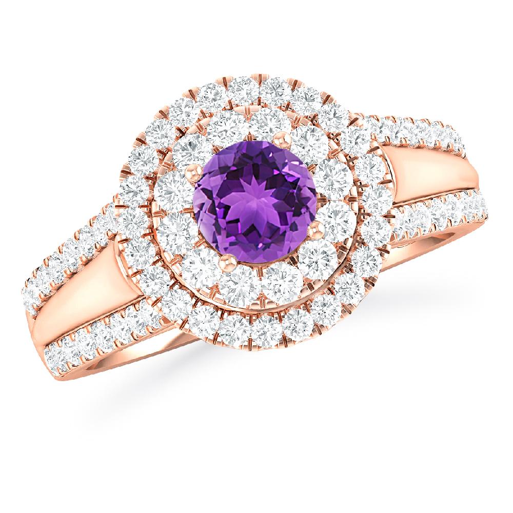 Rose Gold - Amethyst