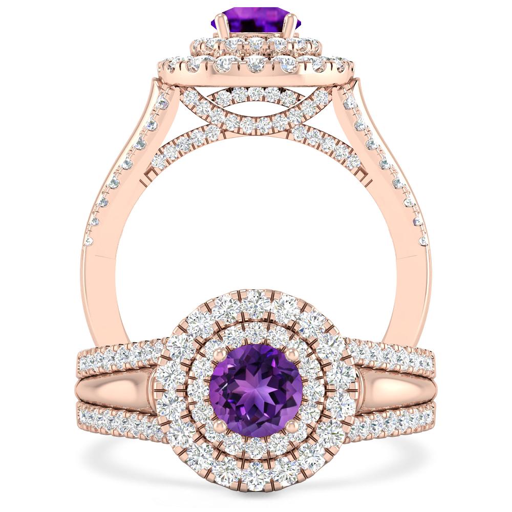 Rose Gold - Amethyst