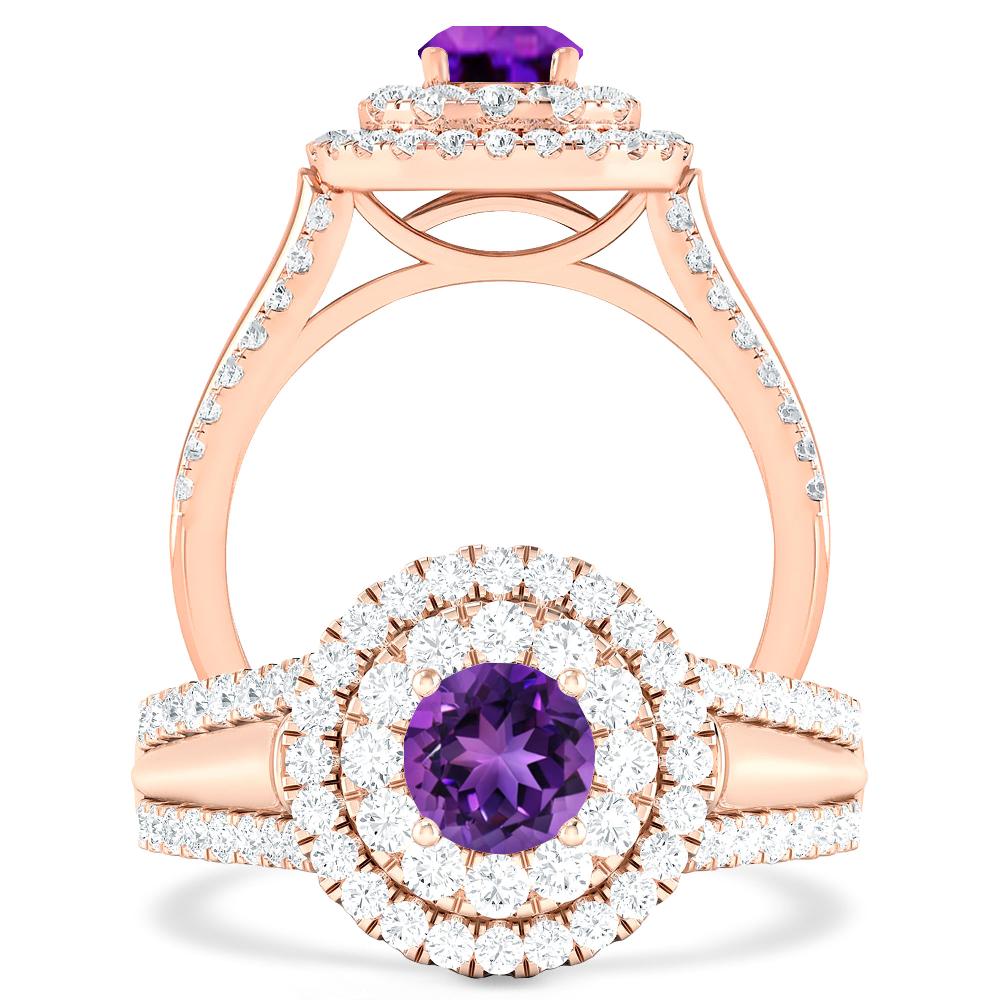 Rose Gold - Amethyst