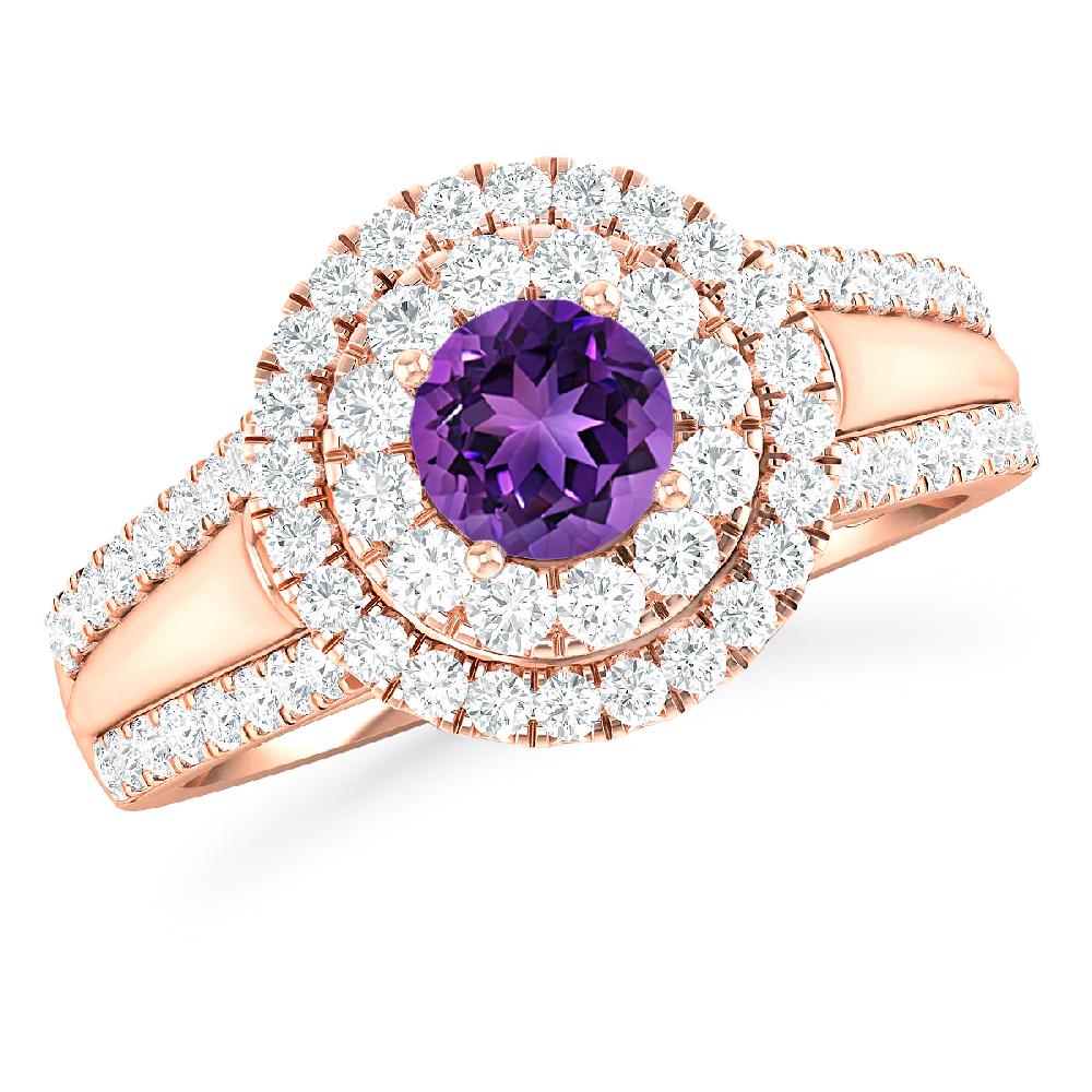 Rose Gold - Amethyst