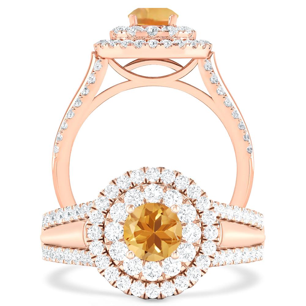 Rose Gold - Citrine