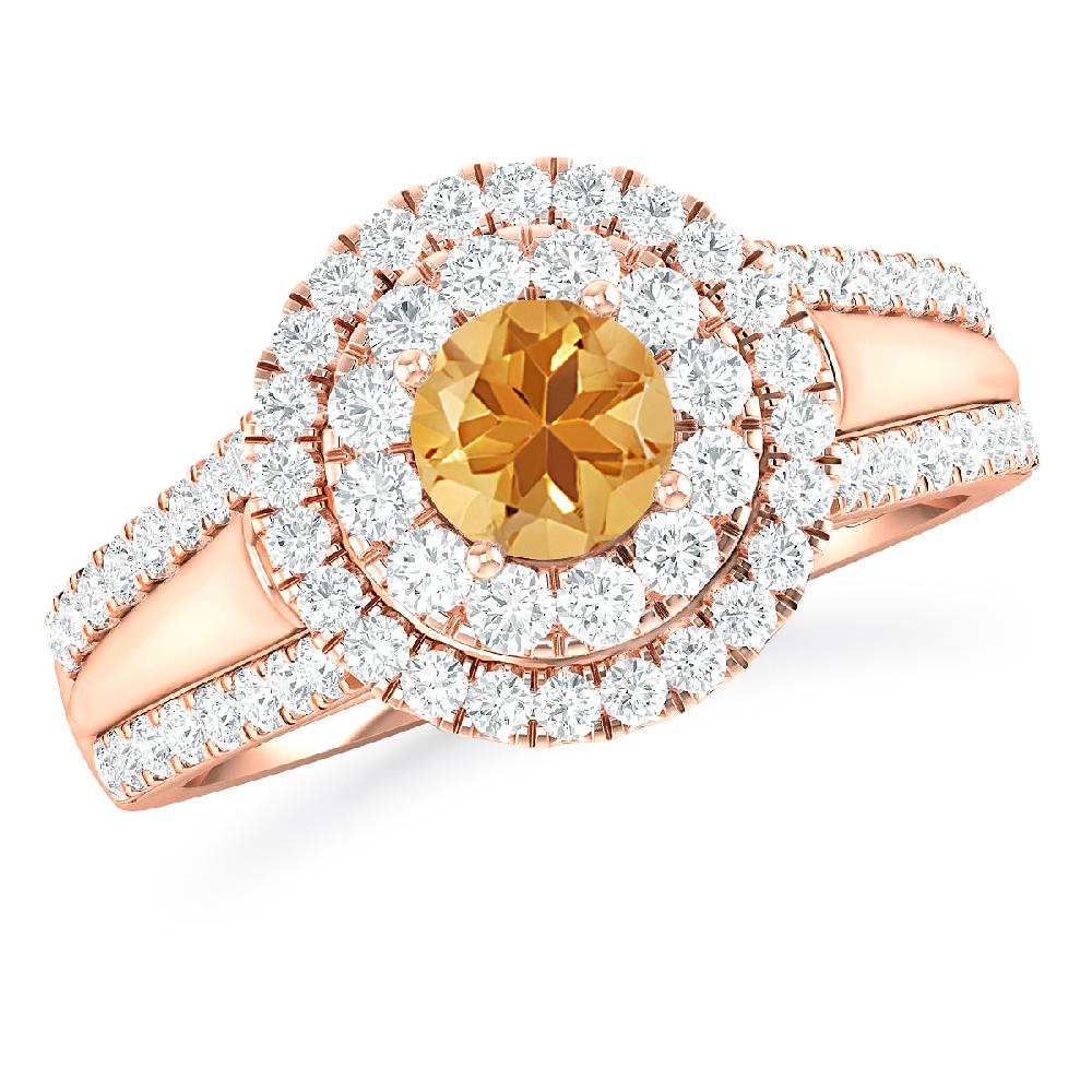 Rose Gold - Citrine