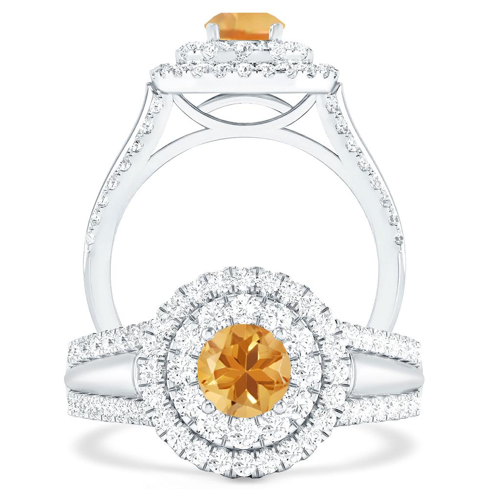 White Gold - Citrine