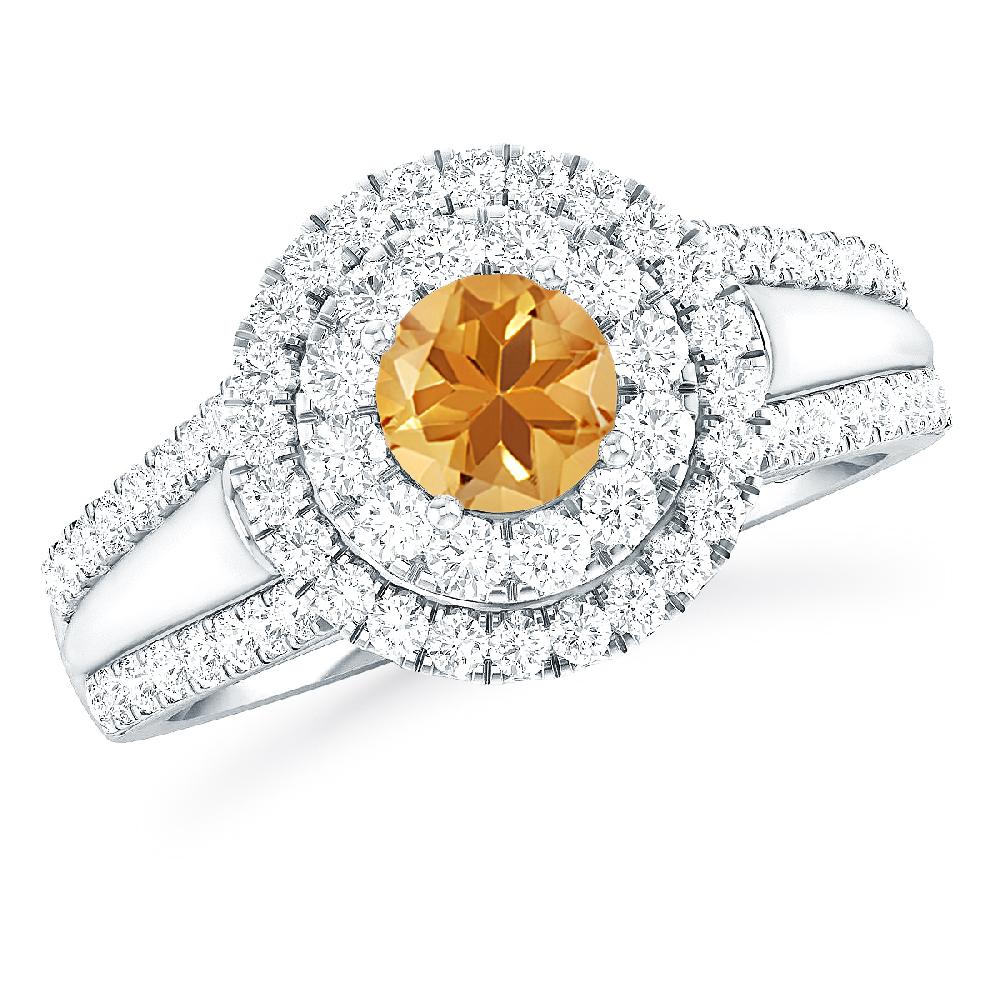 White Gold - Citrine