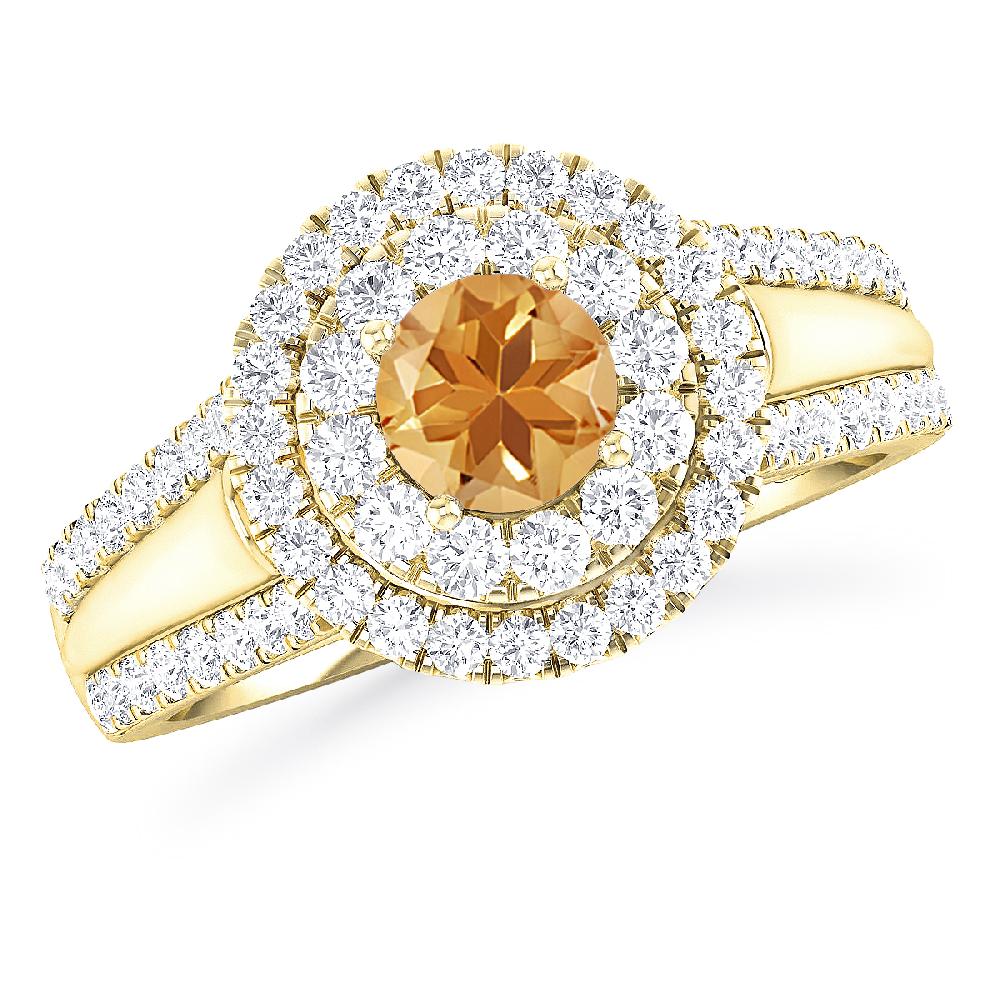 Yellow Gold - Citrine