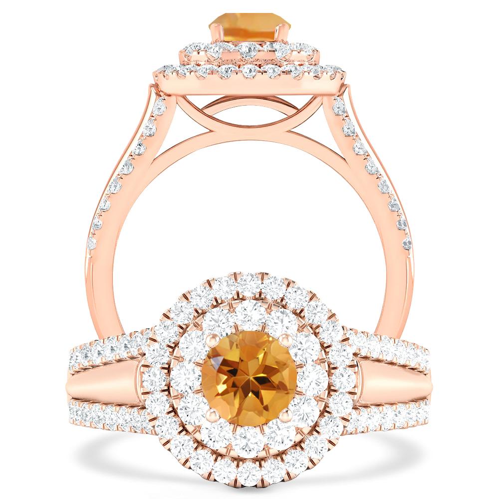 Rose Gold - Citrine