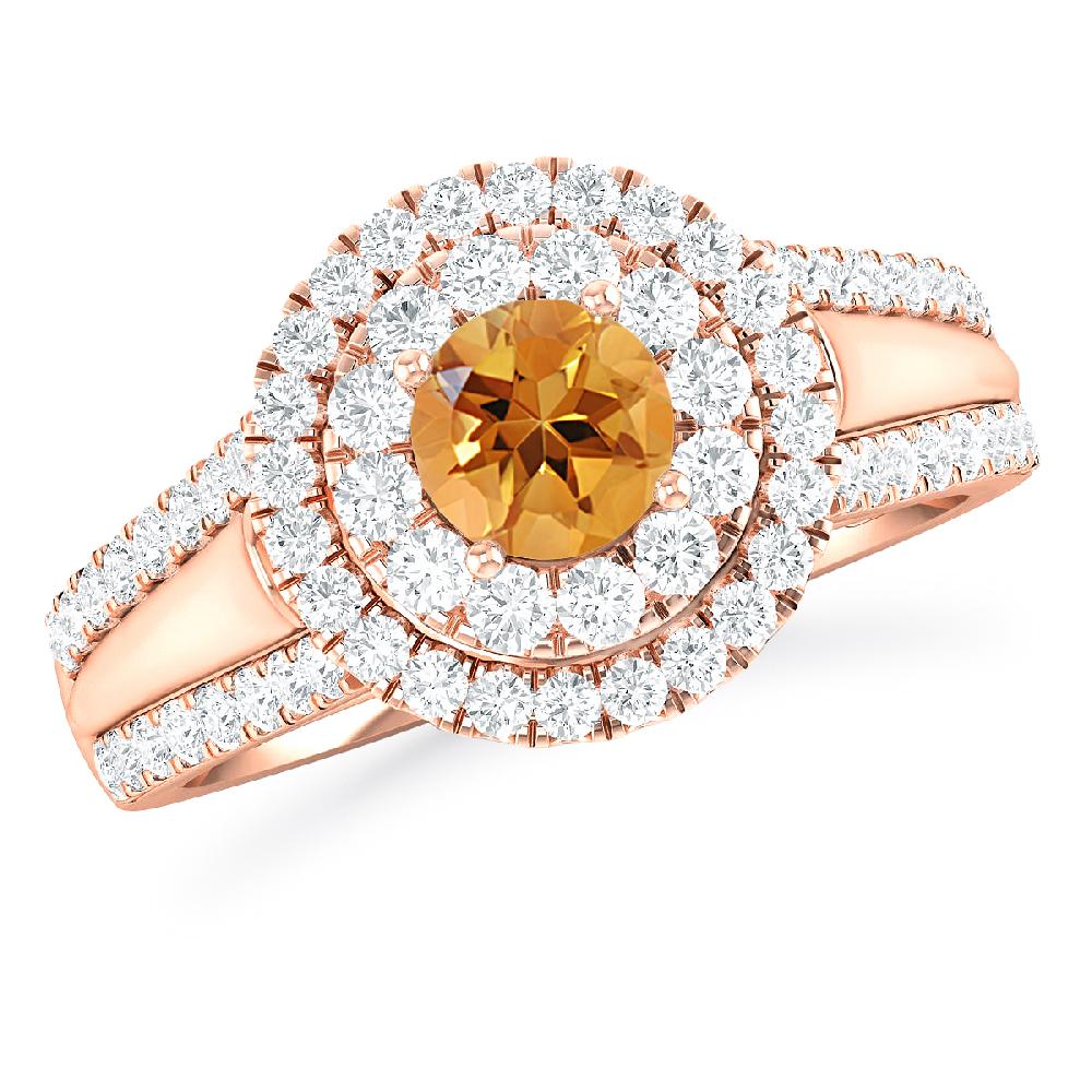 Rose Gold - Citrine