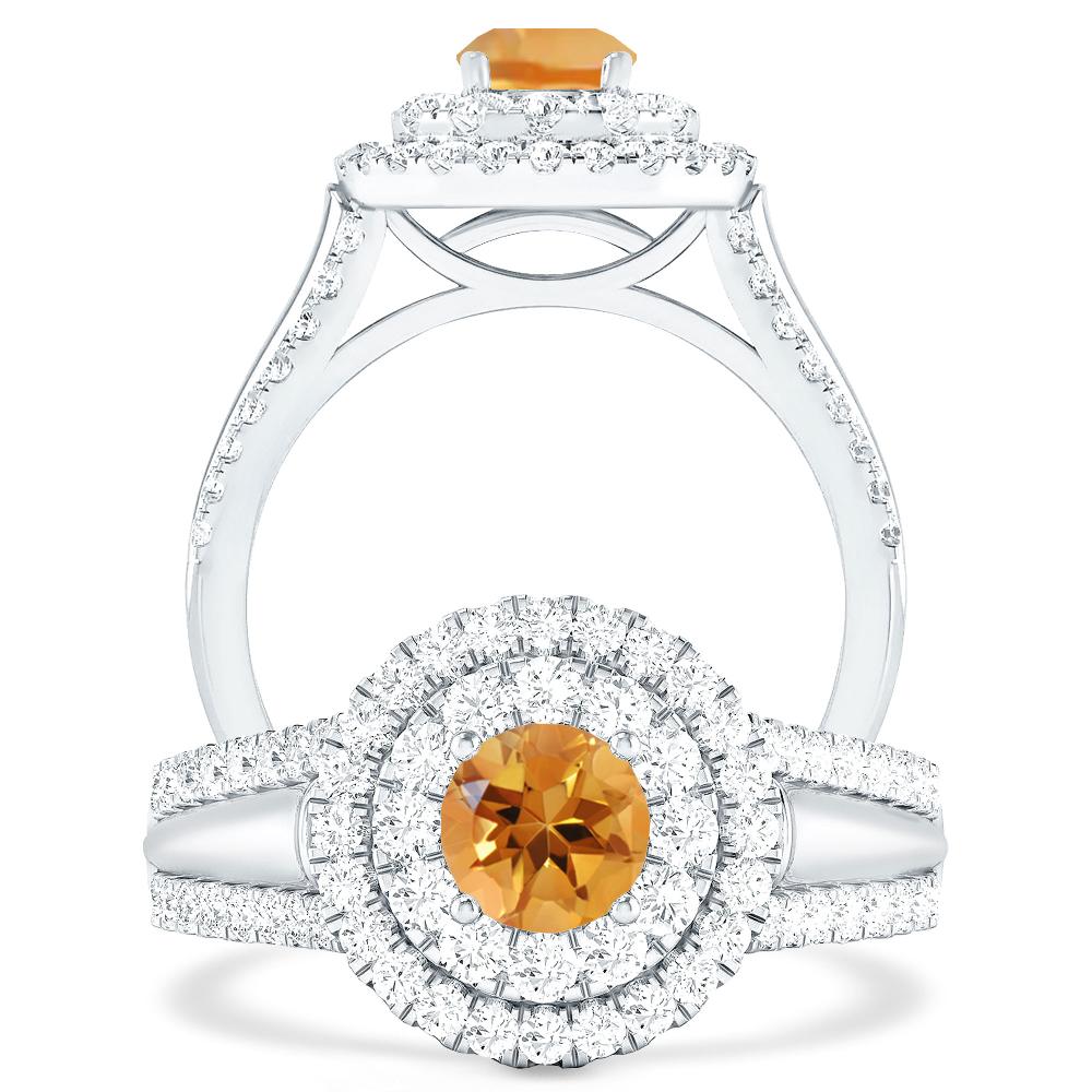 White Gold - Citrine