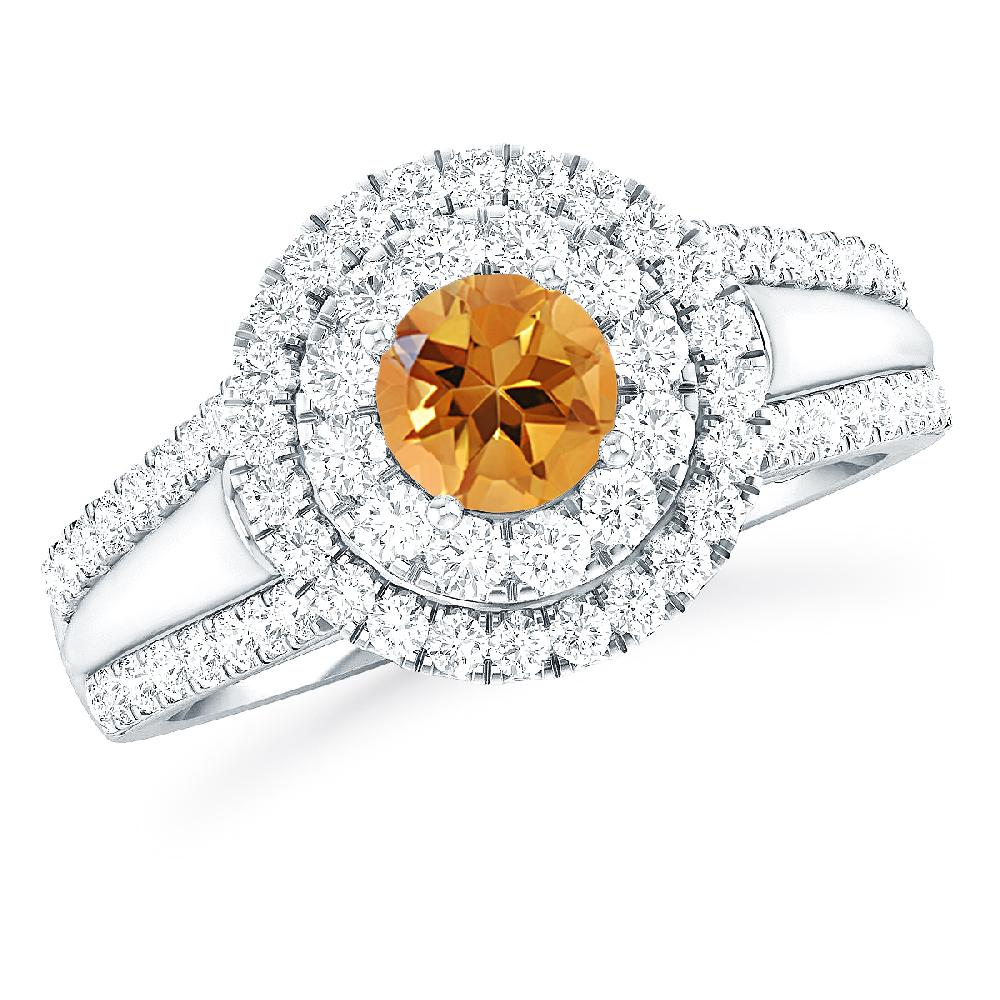 White Gold - Citrine