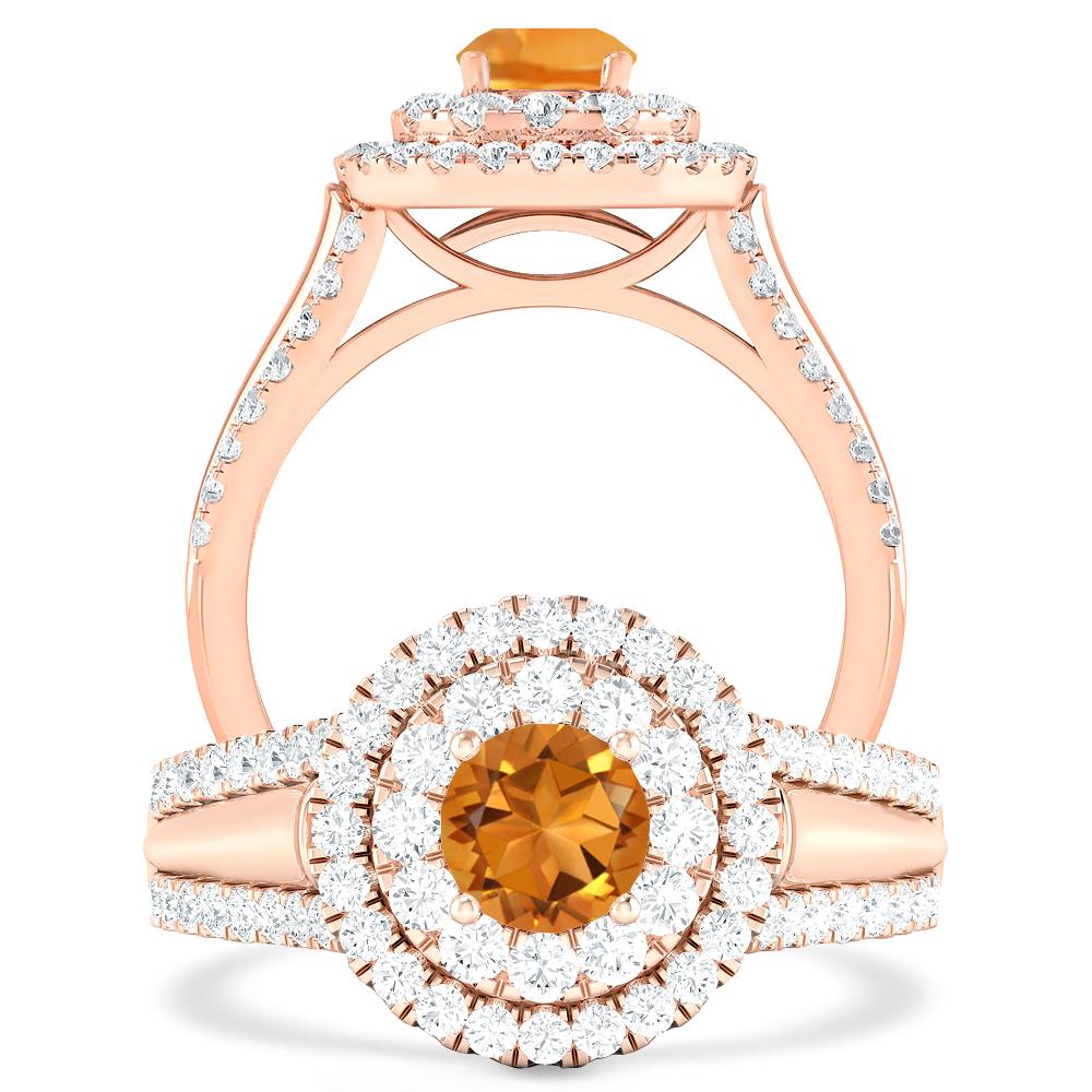 Rose Gold - Citrine