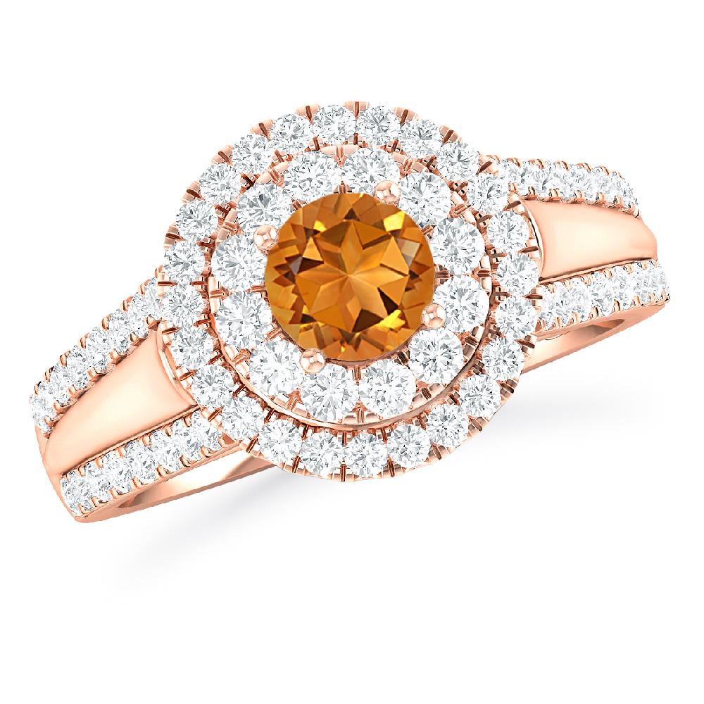 Rose Gold - Citrine