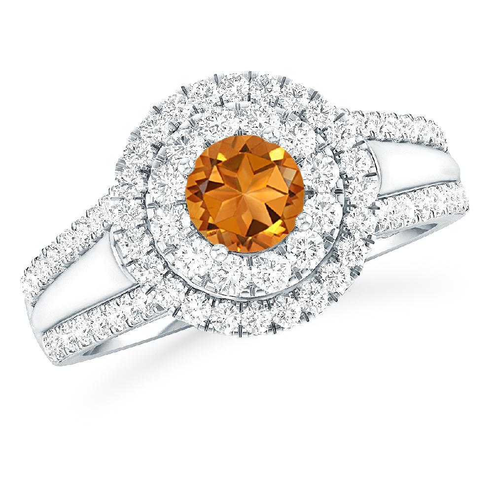 White Gold - Citrine