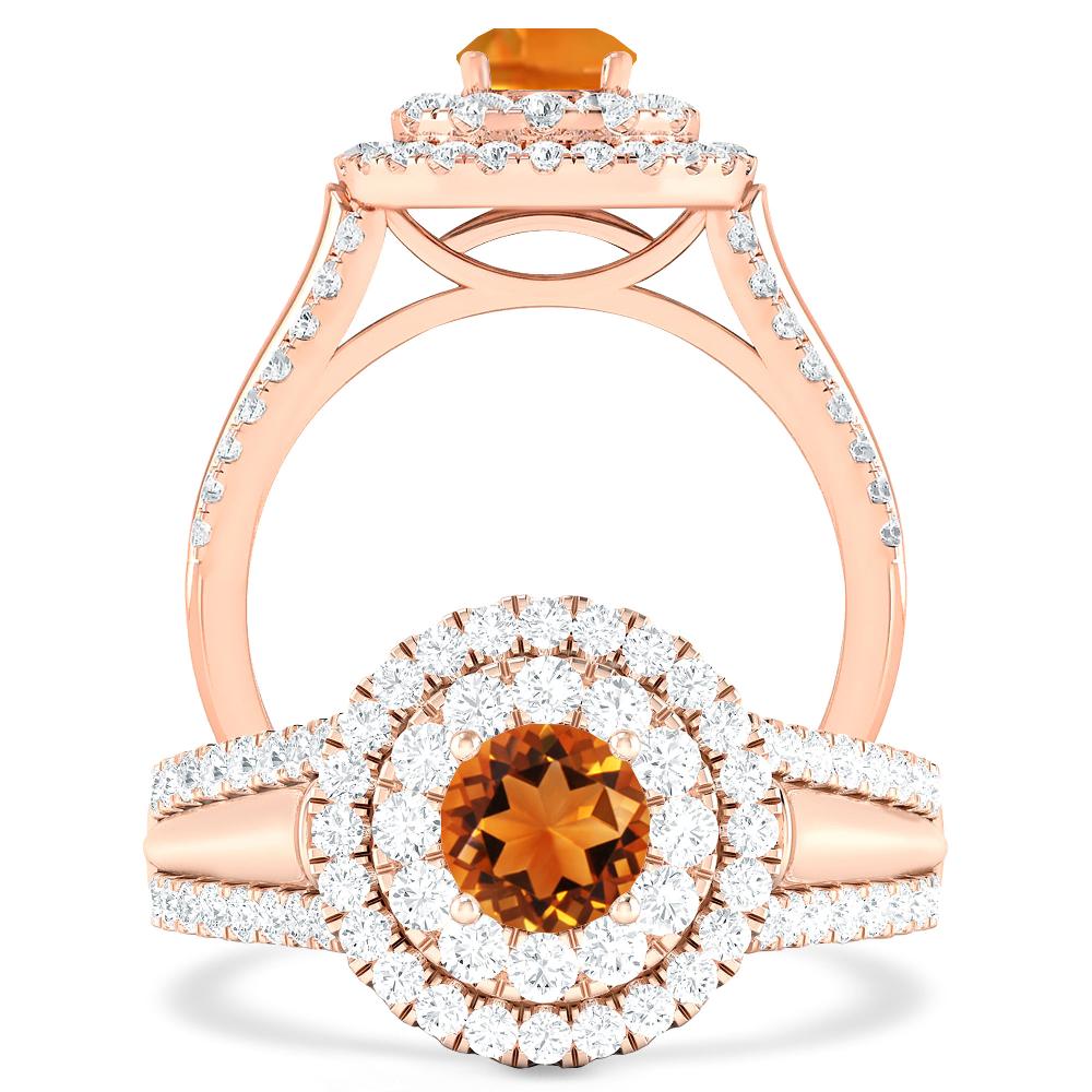 Rose Gold - Citrine